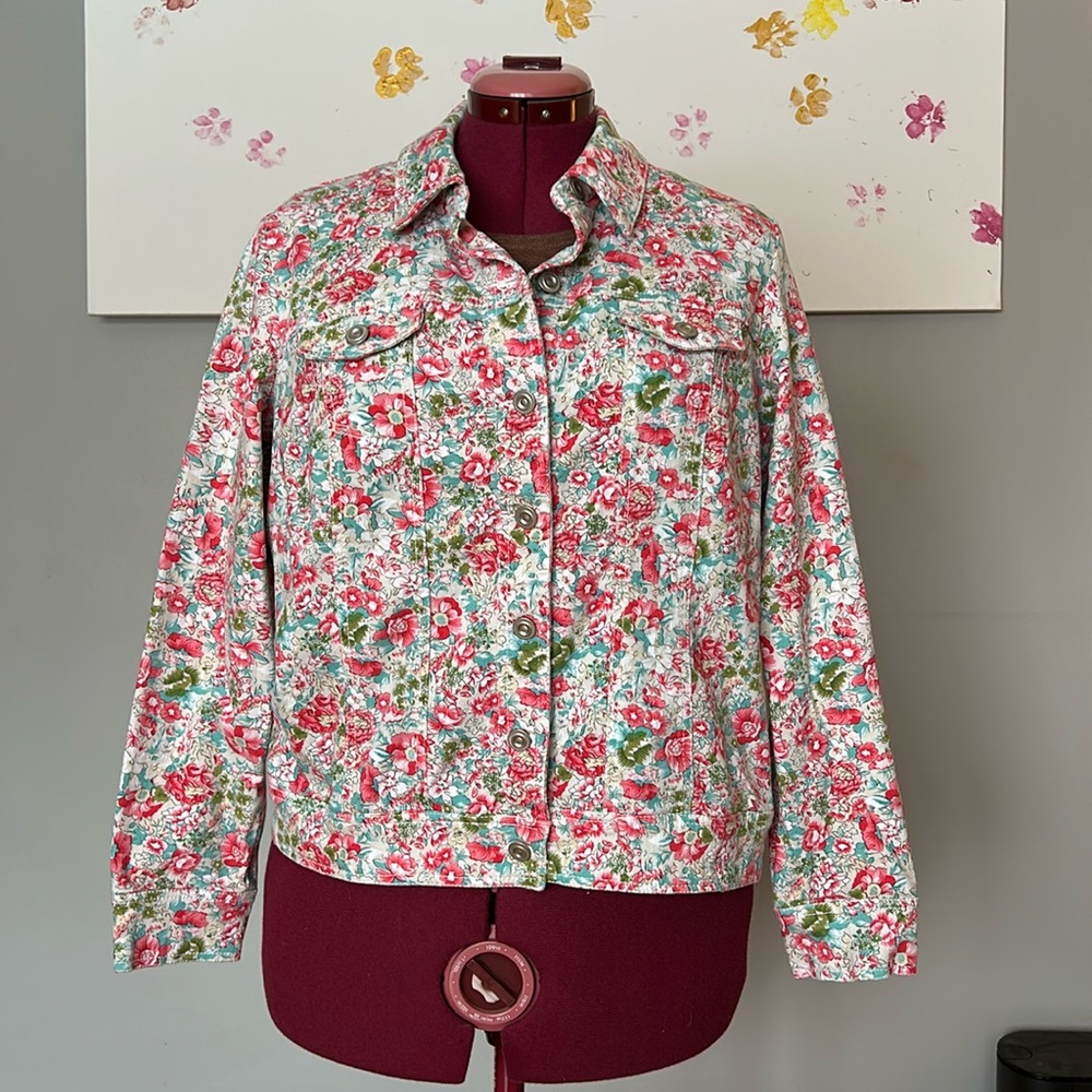 Northern Reflections flowered jacket - Picture 1 of 7